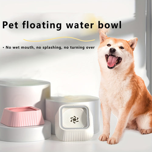 Bowl with Non-Slip Base - Heavy-Duty Plastic Pet Dispenser, Easy-Clean Design & Portable for Home, Travel, Car - Hygienic Elevated Feeding for Small Animals, Spill-Resistant Pet Water Dispenser, Petsafe Material, Travel with Pets